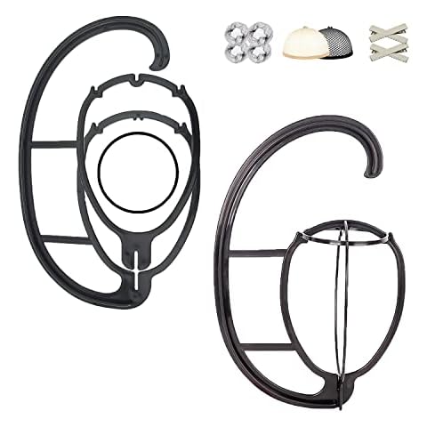 WXYYKX Plastik Perückenständer Set, 2x Perücke Halter Perückenständer Cover