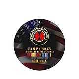 7th Infantry Division Korea Cp Casey W SVC Car Air Freshener Card - Quick Odor...