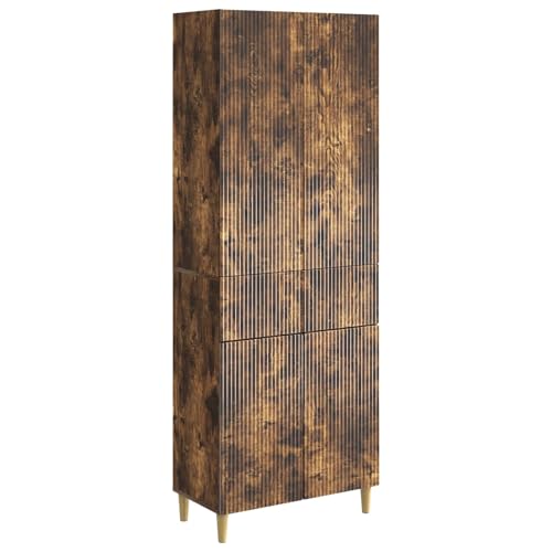 Estantería de pared para pasillo con aparador de madera de 66 cm 2