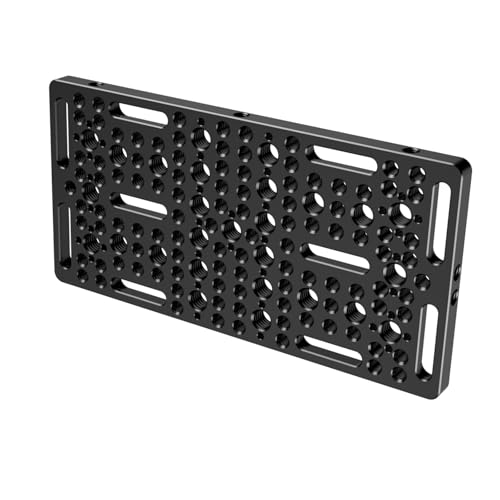 DINESK Multi-Function Camera Cheese Plate with 1/4 3/8 Threads,Switching Plate