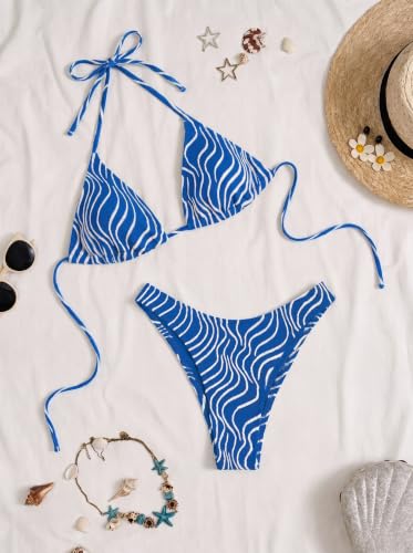 Image of Women's Bikini Sets Crochet Triangle Swimsuits 2 Piece Thong Bathing Suits