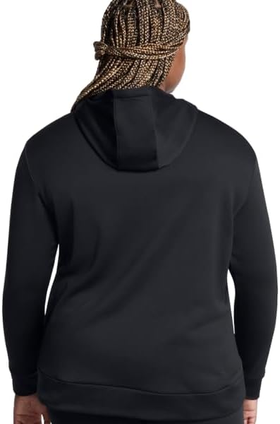 Under Armour Womens Armour Fleece® Big Logo Hoodie, Black, 1X - Image 2