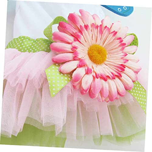 Mipcase Saia Fofa Vestido De Cachorro Roupas De Verão Para Animais De Estimação Vestido De Flores Pa