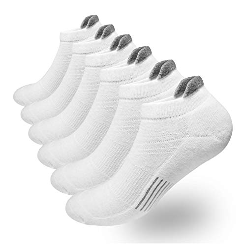 Men's Low Cut Athletic Socks Performance Comfort No Show Running Socks Sports Cushioned