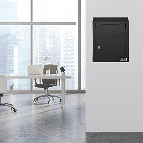 Durabox W500 Wall Mount Locking Drop Box, Heavy Duty Steel Mailbox thumb #5