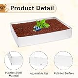 Zoom IMG-2 ruacdiq backrahmen rechteckig verstellbar edelstahl Zoom IMG-2 ruacdiq backrahmen rechteckig verstellbar edelstahl