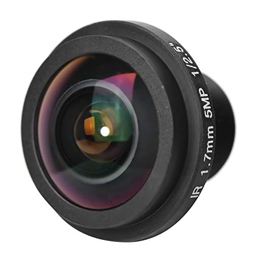 Obiettivo per Fotocamera Fisheye, New Board 5mp 1.7mm LENTE Grandangolare 170 ° Sicurezza Fisheye View per Telecamera CCTV