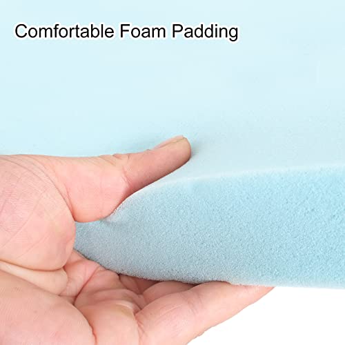 Tromlycs Stool Cushion Square For Bar Stools With Ties 14X14 Chair Seat Cushion Textured Barstool Pad, 1 Piece, 14 Inches, Gray #TOP5