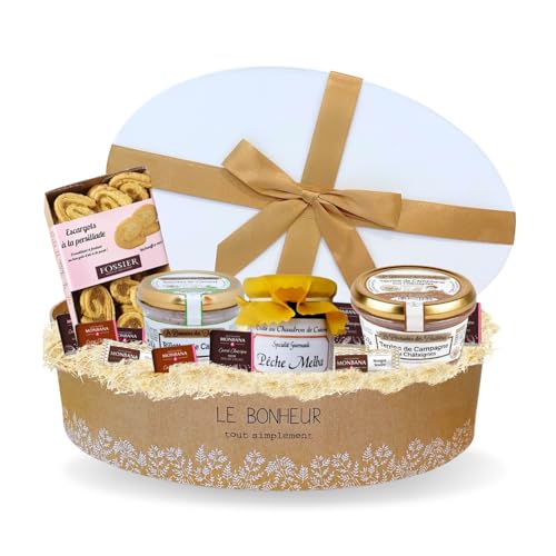Méga Coffret Gourmand Sucré Salé | Terrines Canard & Châtaignes, Feuilletés FOSSIER,Confiture...