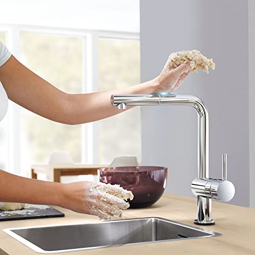 Minta Touch Single-Handle Pull-Out Kitchen Faucet, Starlight Chrome #TOP3