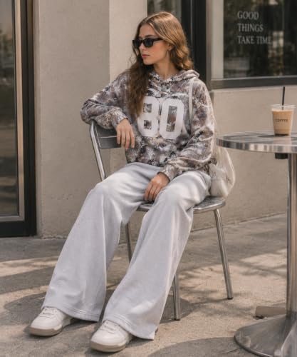 Cakaner Tween Girls Clothes Fall Hoodie Sweatshirt and Sweatpants Set with Pockets, Back to School Fall Winter Clothes Size 9 10 — view 3