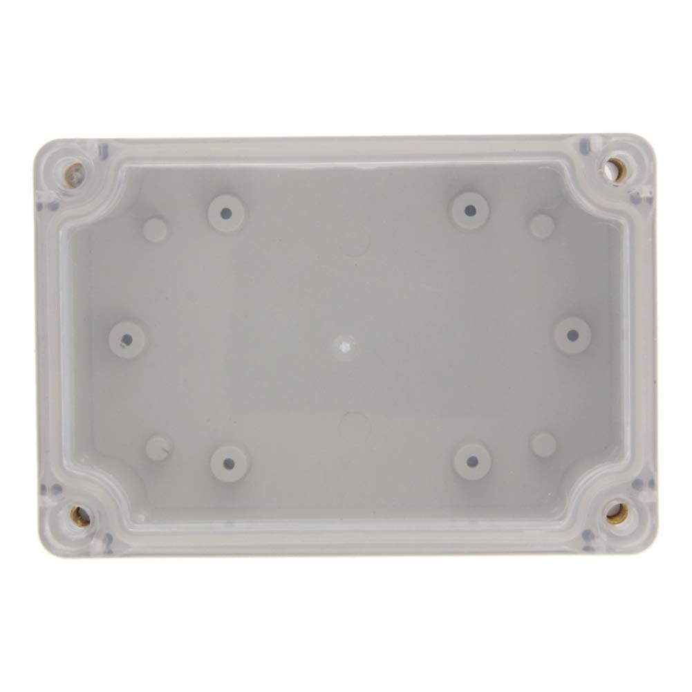 Fielect Junction Box, ABS Plastic IP65 Waterproof Electrical Box Case Universal Electrical Project Enclosure with Transparent Clear Cover, 3.94" x 2.68" x 1.97"