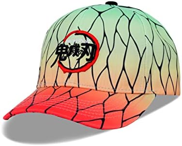 Roffatide Anime Demon Slayer Gorra de Béisbol Ajustable Bordado A...
