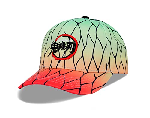 Roffatide Anime Demon Slayer Gorra de Béisbol Ajustable Bordado A...