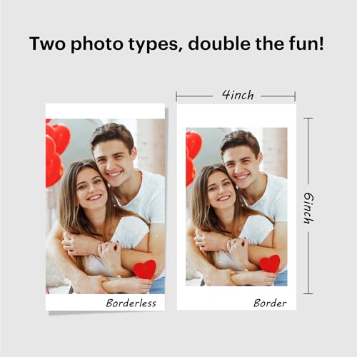 KODAK Dock Plus 4PASS Instant Photo Printer, 4x6” Portable