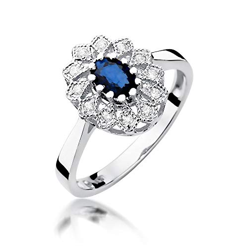 Lumari Gold 14 carats or blanc 585/1000 H Saphir Cover