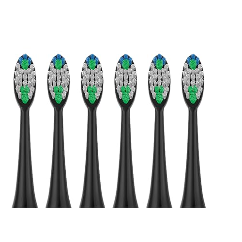 Wagner Stern. 6 Soft Replacement Brush Heads for WT9700 toothbrushes only.