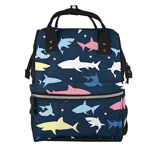 Cartables occasionnels requin multicolore pour vos déplacements