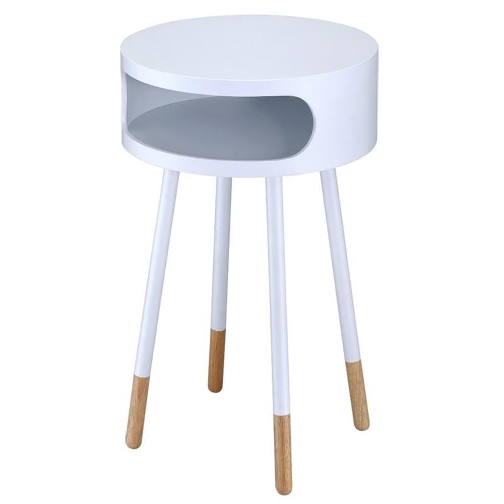 Amazon｜ACME Furniture 84445 ソニア エンドテーブル ホワイト
