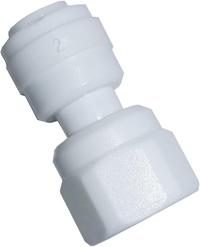 YZM 1/4" Female Tube Quick Connector fittings Water Purifiers Filters Reverse Osmosis Systems accessories set of 100 ( straight,1/4" female x 1/4" OD tube)