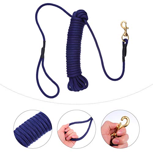 Coleira para cães Balacoo durável com cordão para controle de coleira longa para adestramento e traç