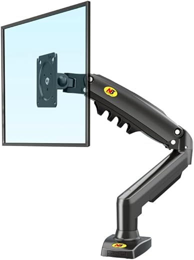 North Bayou NB – F80 Gas-Struct Flexi Mount Desktop 17″ to 30″ Monitor Arm