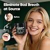 Anti-Bad Breath Herbal Gel Supplement, Body Odor Supplements, Internal Deodorant with Parsley, Green Tea, Chlorophyllin, Eliminates Odor from The Inside, Balances Oral & Gut (150g) (1)