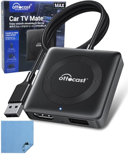 ⑤ オットキャスト Ottocast Car TV Mate Max 新品 Amazon.co.jp: 【国内正規代理店】オットキャスト カーテレビメイト
