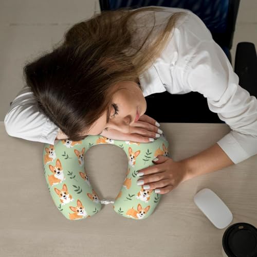 Almohada espuma viscoelástica para cuello en U ajustable miniatura 3