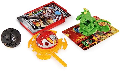BAKUGAN 3.0 - STARTER PACK NOUVELLE GENERATION - Nillious, Hammerhead Et Dragonoid Special Attack, 1 Anneau de Combat, 1 Carte Lanceur et 9 Cartes - Collection Jouet - Jouet Enfant 6 Ans Et +