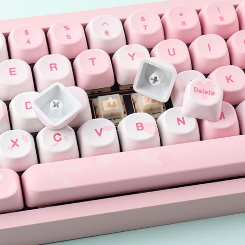 Keycaps MX Sakura Tsungup : set de touches PBT contre l'usure du clavier
