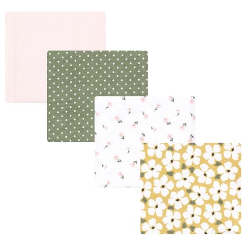 Image of Luvable Friends Little Treasure Flannel Receiving Blankets 4pk