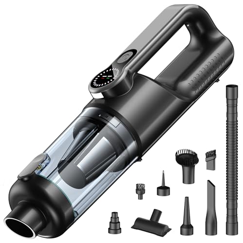 LIMIOCASA LENOCASA 18000Pa Car Vacuum Cordless – 2-in-1 Air Duster for Car & Home
