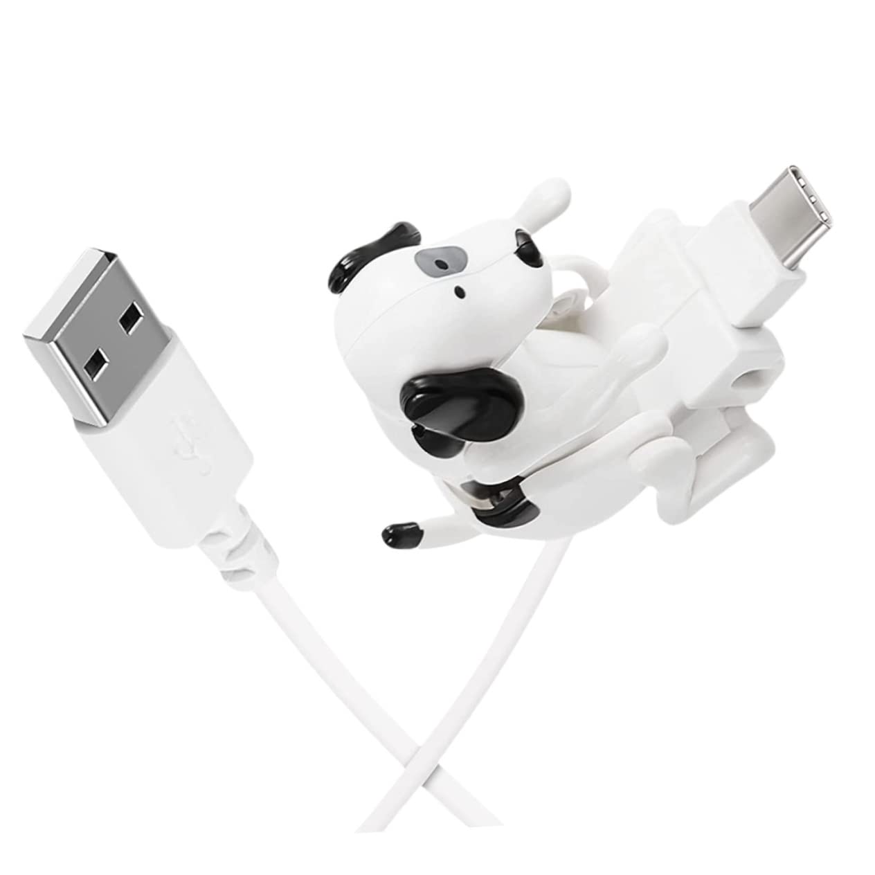 Gadpiparty 5pezzi Cavo Di Ricarica Tipo-c Con Design Divertente Forma Di Cagnolino Accessorio Per Smartphone Cavo Dati Usb Resistente e Creativo Ricarica Veloce e Pratica Per Ufficio e Auto