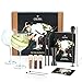 Produktbild Cocora Gin Tonic Geschenkset | 11-teiliges Cocktail Set | Gin Zubehör | Cocktailgläser | Gin Set Geschenkbox für Männer, Frauen | Gin Gläser Geschenkset | Hochzeit, Einweihungsgeschenk (Black)