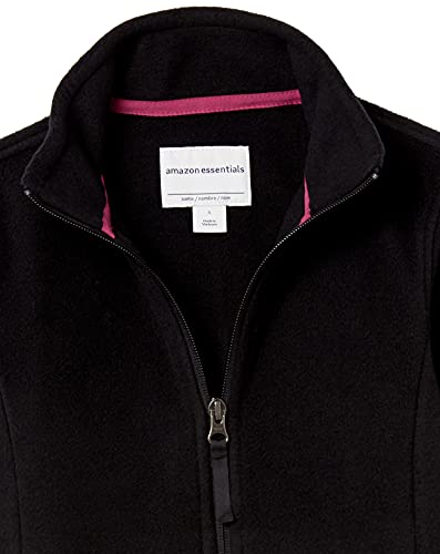 Image of Amazon Essentials Girls and Toddlers' Polar Fleece Full-Zip Mock Jacket, Insulated