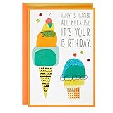 Hallmark Birthday Card (Ice Cream)