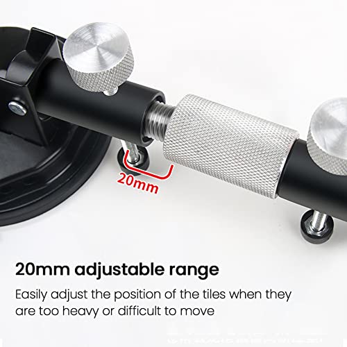 Mingzhe Ajustável Dupla Ventosa A Vácuo Pesado Separador de Costuras de Pedra Profissional Instalaçã