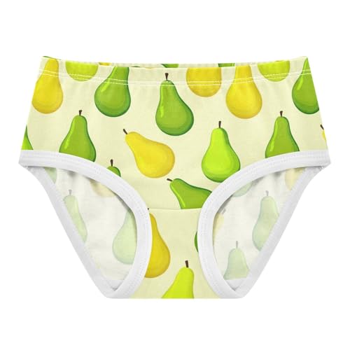 Fruit Pear Yellow Toddler Girls's Underwear 2T 2302903