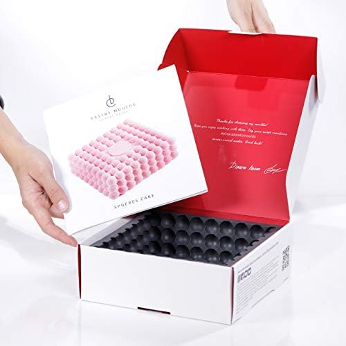 ORIGINAL silicone pastry baking mould for mousse cake Spheres by world famous pastry chef Dinara Kasko