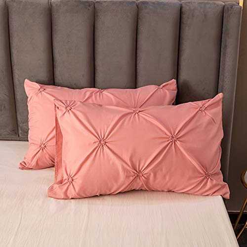 Housse de Couette 220x240 Rouge Clair Motif Géométrique