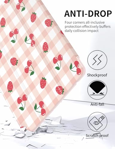 Coque iPad 10.2 Résistante aux Rayures avec Dos Transparent Clair - 4
