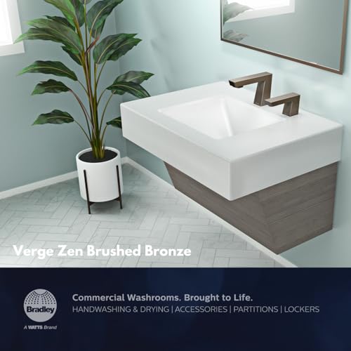 Bradley Verge Faucet - Zen Series, Dual-Sensor Touch-Free, Deck Mount, Long-Reach Spout, 0.5 GPM, Tempered Line Adapter, ADA Compliant, Brushed Stainless Steel, S53-3700-RL5-BS by Bradley - Image 7