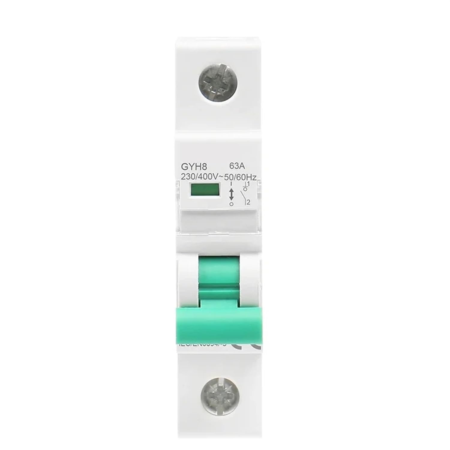 GYH8 Din Rail Isolator Circuit Breaker 230V/400V Main Switch 63A 100A 125A Isolating Switch 1Pcs(63A)