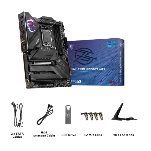 MPG Z790 CARBON WIFI, SCHEDA MADRE – Supporta processori Intel Core 14ª, 13ª e 12ª gen (LGA 1700), DDR5 fino a 7600+ MHz, PCIe 5.0 x16, M.2 Gen5, Wi-Fi 6E, design avanzato e prestazioni elevate - Scheda madre - Immagine 6