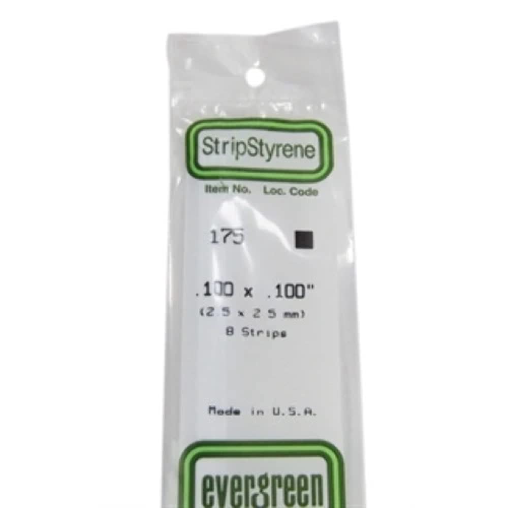 プラ材　エバーグリーン　evergreen Amazon | エバーグリーン プラ素材 平棒 板厚2.5x幅2.5mm 長さ35cm (8