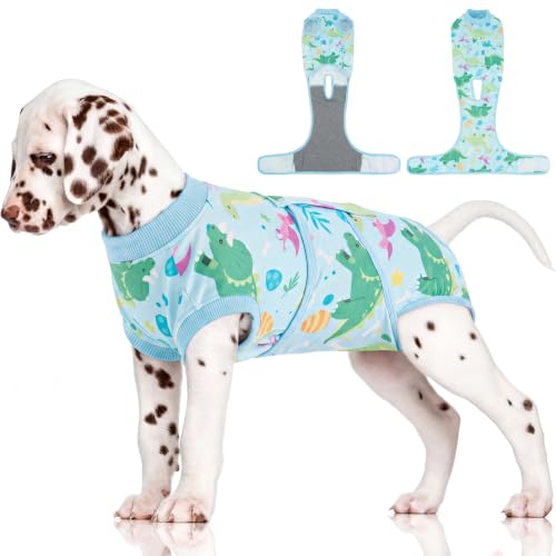 Image of FUAMEY Dog Surgery Suit, Surgical Suit for Dogs, Dog Onesie for Surgery