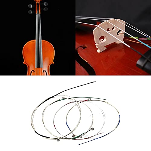 image for Colaxi Viola Strings Nickel chrome Wound ADGC Full Set Wire Ball End