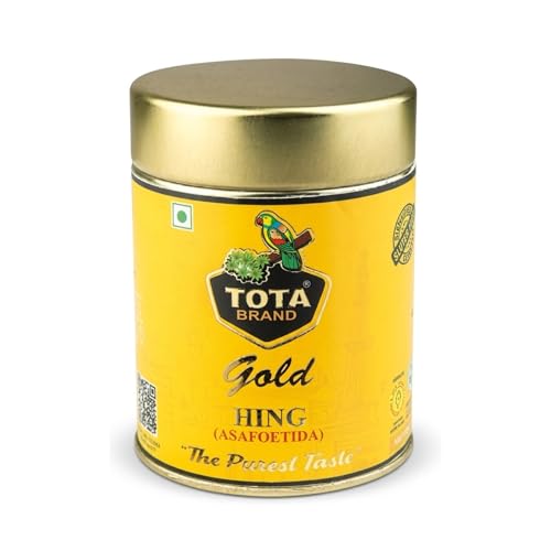 Image of Tota Gold 100% Pure Hing Crystals - Natural Gluten Free Heeng /Asafoetida (Nothing Else Mixed) - 50gm