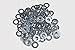 M3 -Flat Washer, Steel Zinc Metric Fasteners. 50-Pack
